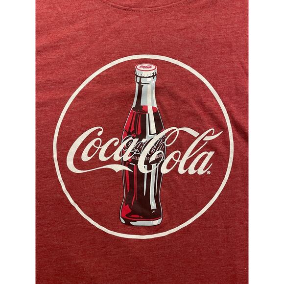 NWT Coca Cola Bottle Circle Tee LUCKY BRAND Size Medium Red Shirt - Picture 2 of 8